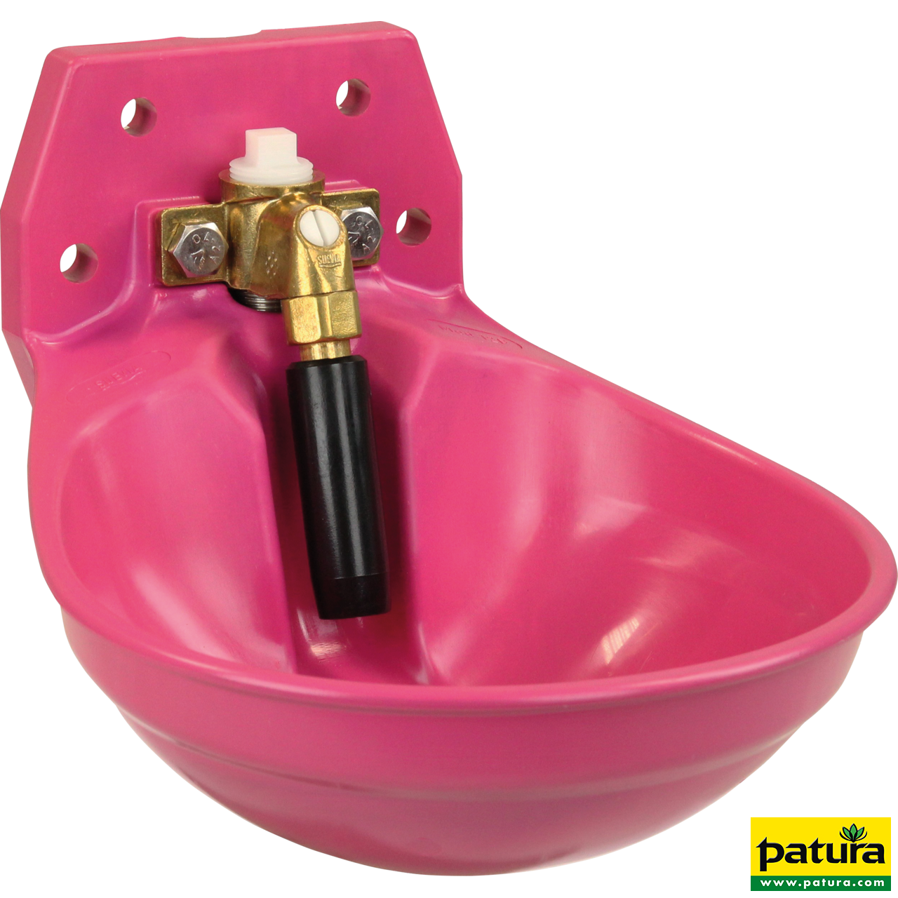 Rohrventil-Becken Mod. 12P PINK mit 3/4" Messingventil