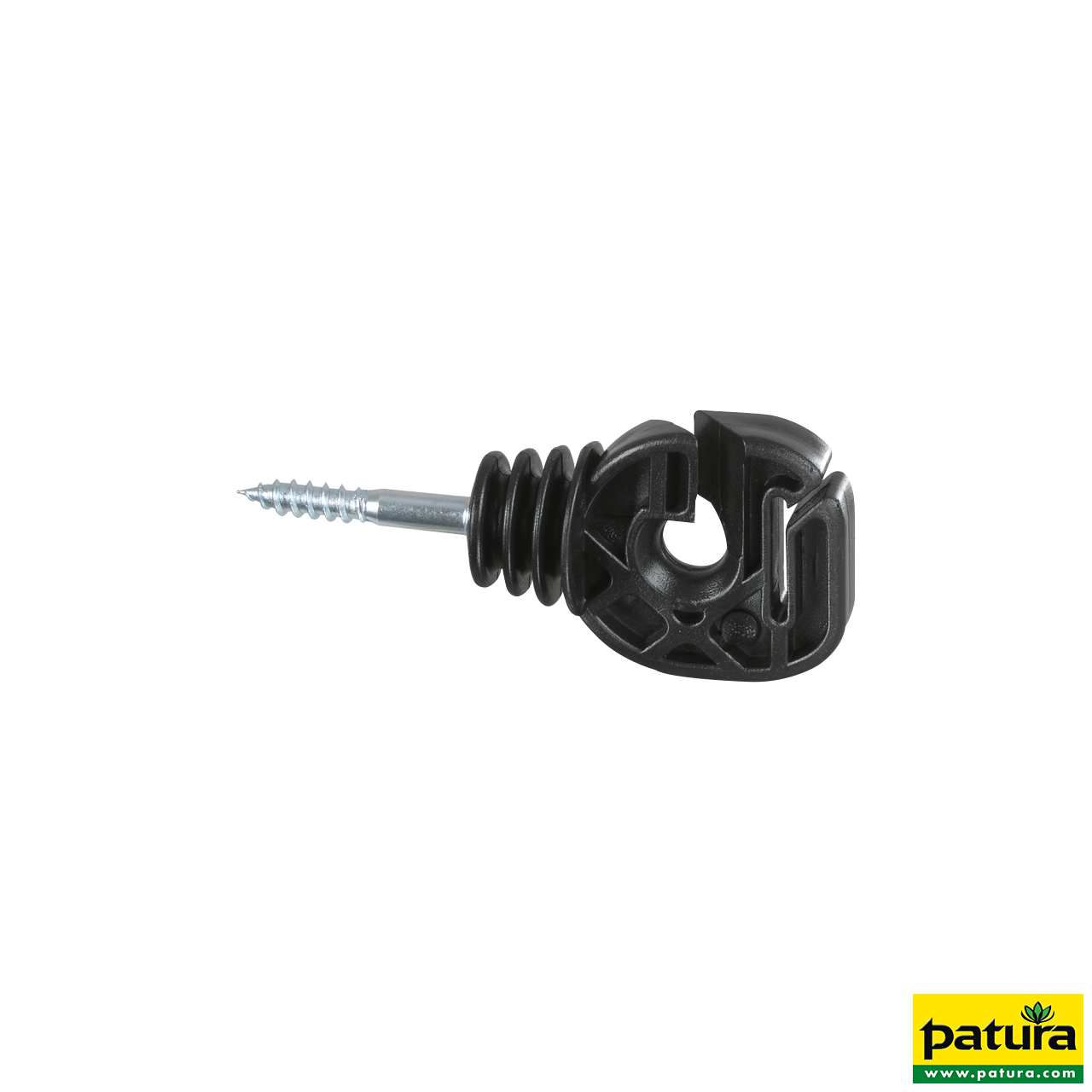 Seil / Bandisolator, Holzgewinde, für Seil und Band bis 20 mm (25 Stück/Pack)