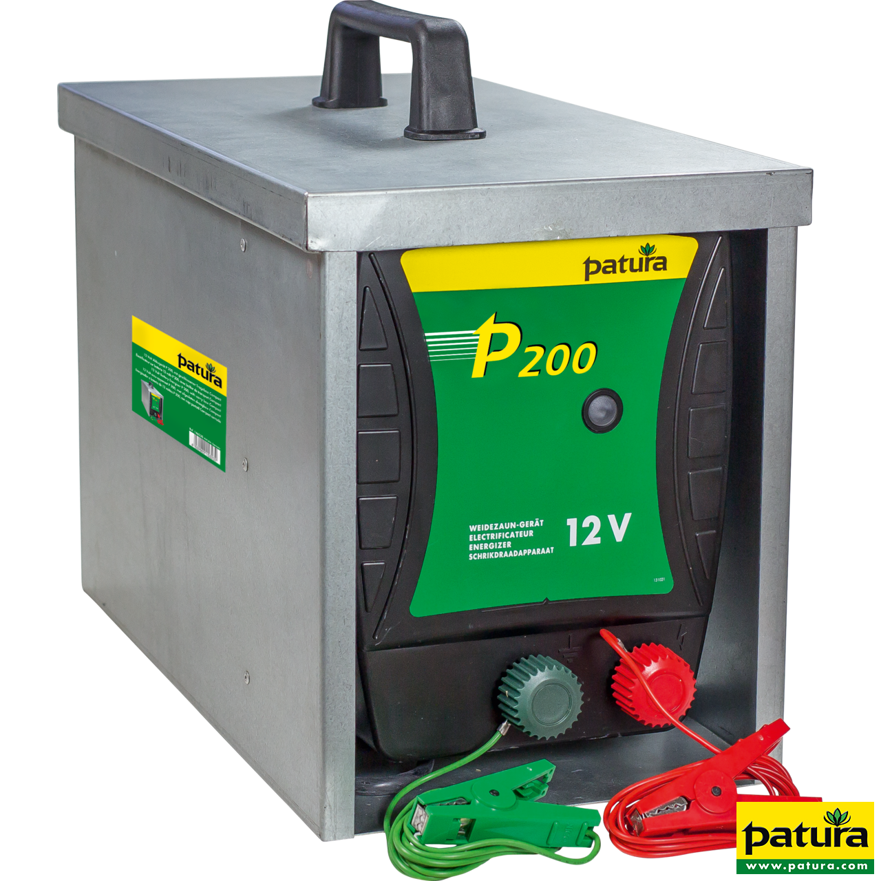 P200, Weidezaun-Gerät für 12 V Akku mit geschlossener Tragebox Compact