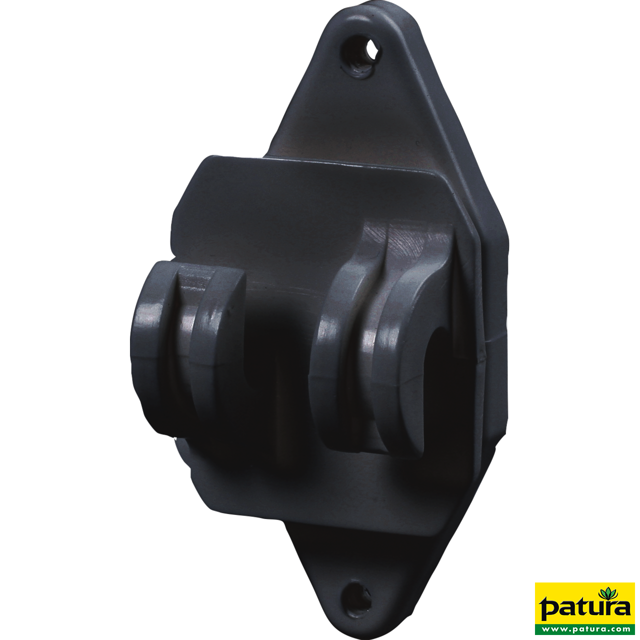 Festzaun-Isolator, schwarz, für Seil und HippoWire (25 Stück / Pack)