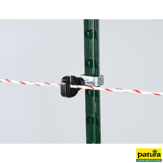 Seil- und Bandisolator für T-Pfosten (4 Stück / Pack)