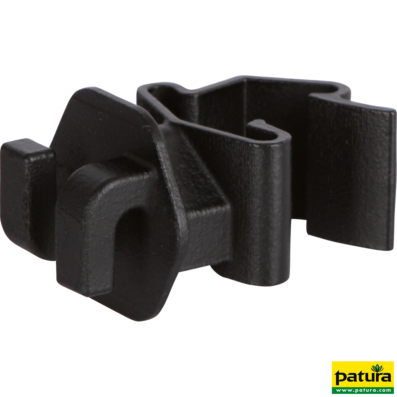 Standard-Isolator für T-Pfosten, schwarz (25 Stück / Pack)
