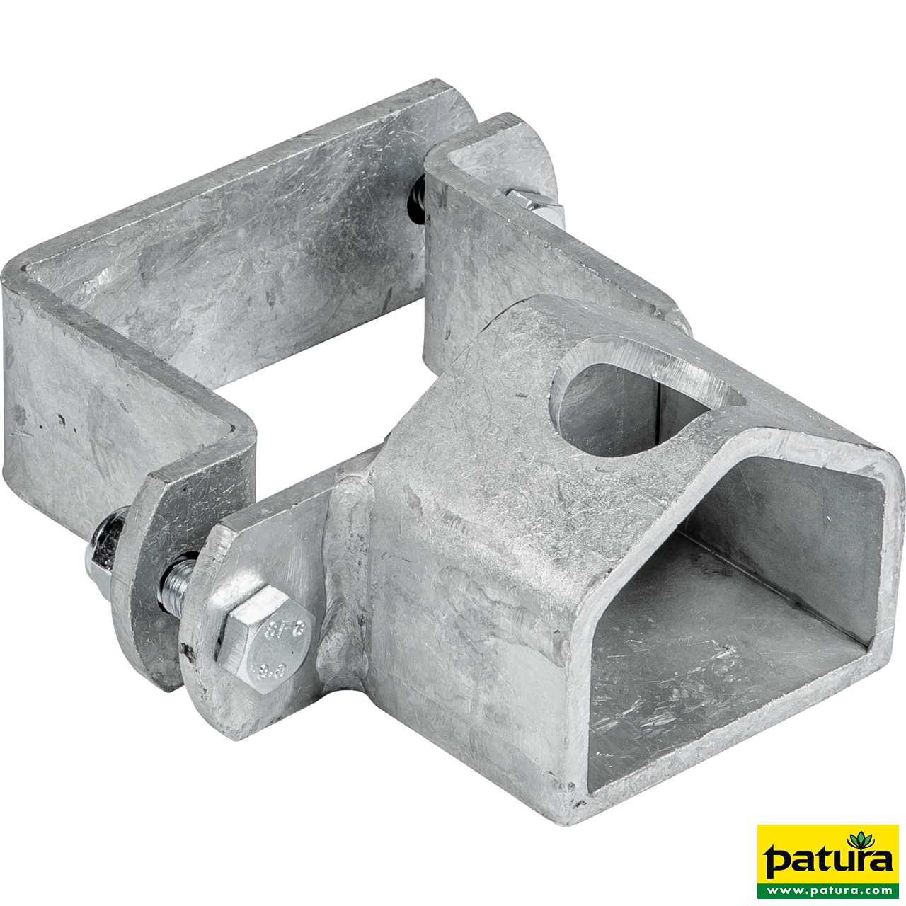 Schelle Quadrat 90 mm 1 Riegelhalter TS