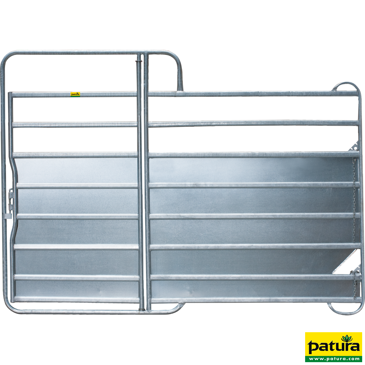 Panel-8 Plus mit Tor 3,00 m mit Blechverkleidung