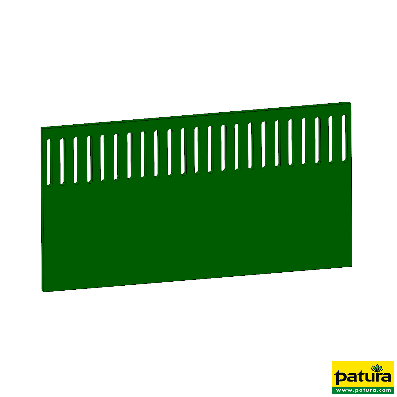 Seitenwand mit Kontaktöffnung, Sondermaß pro m², h = 1,20 m