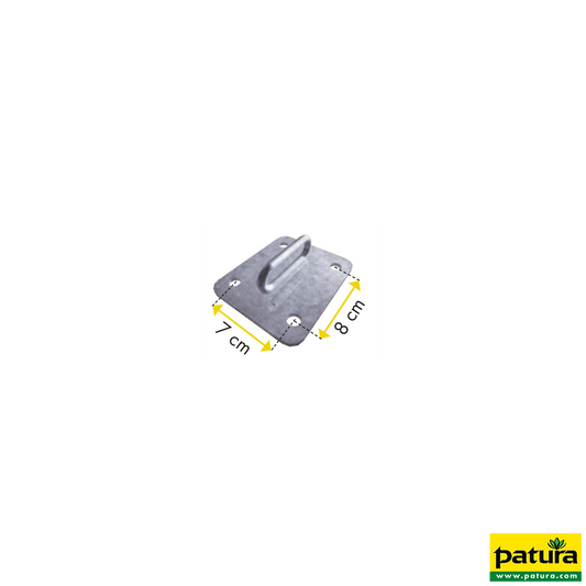 Halter für Nacken- und Nasengurt Boden/Wand und Pfosten 60x60 mm