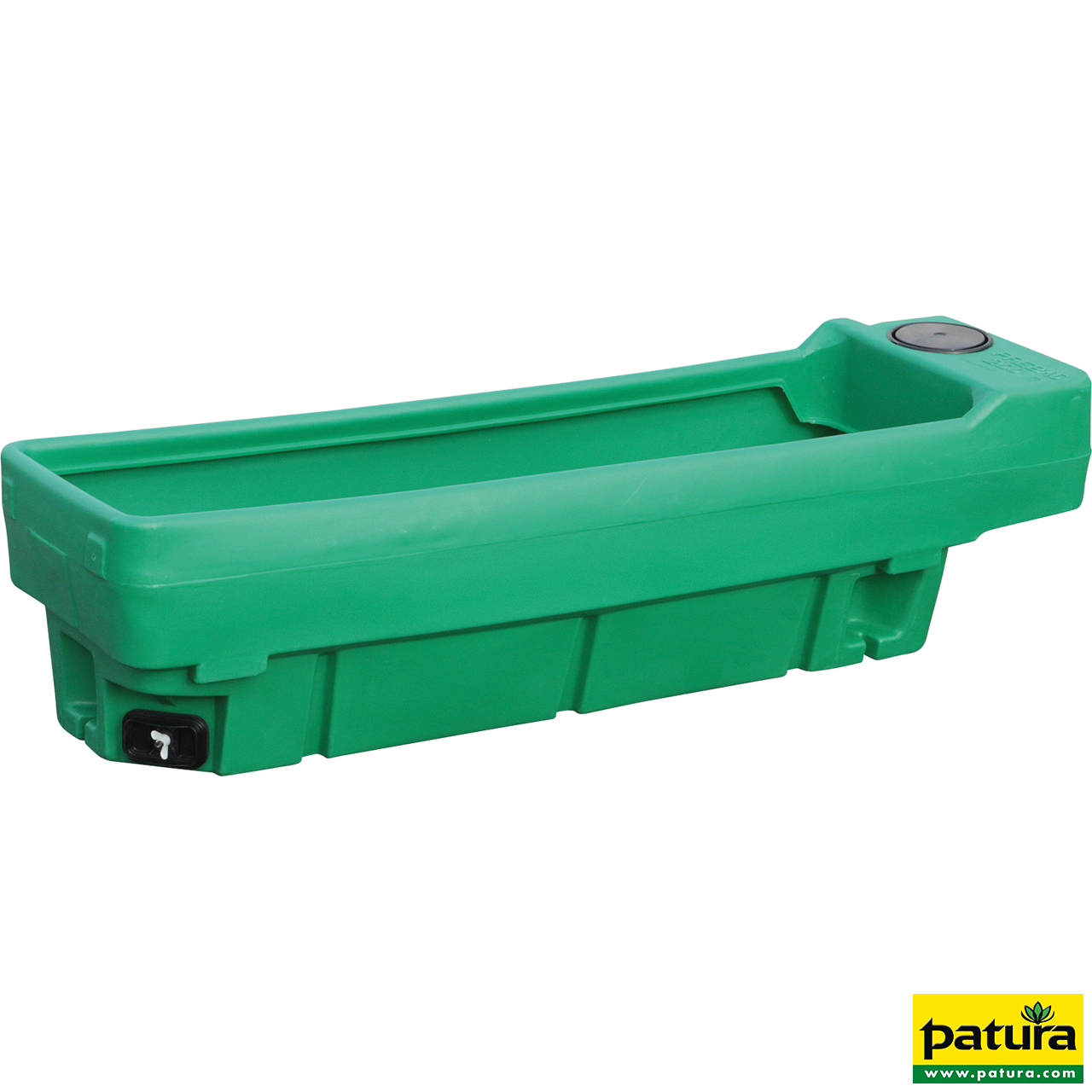 Weidetränke, eckig, 200 Liter 1600x460x440mm, ohne Schwimmerventil
