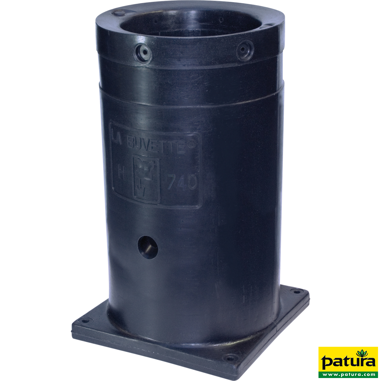 PE-Standrohr isoliert, H= 740 mm Bodenbefestigung