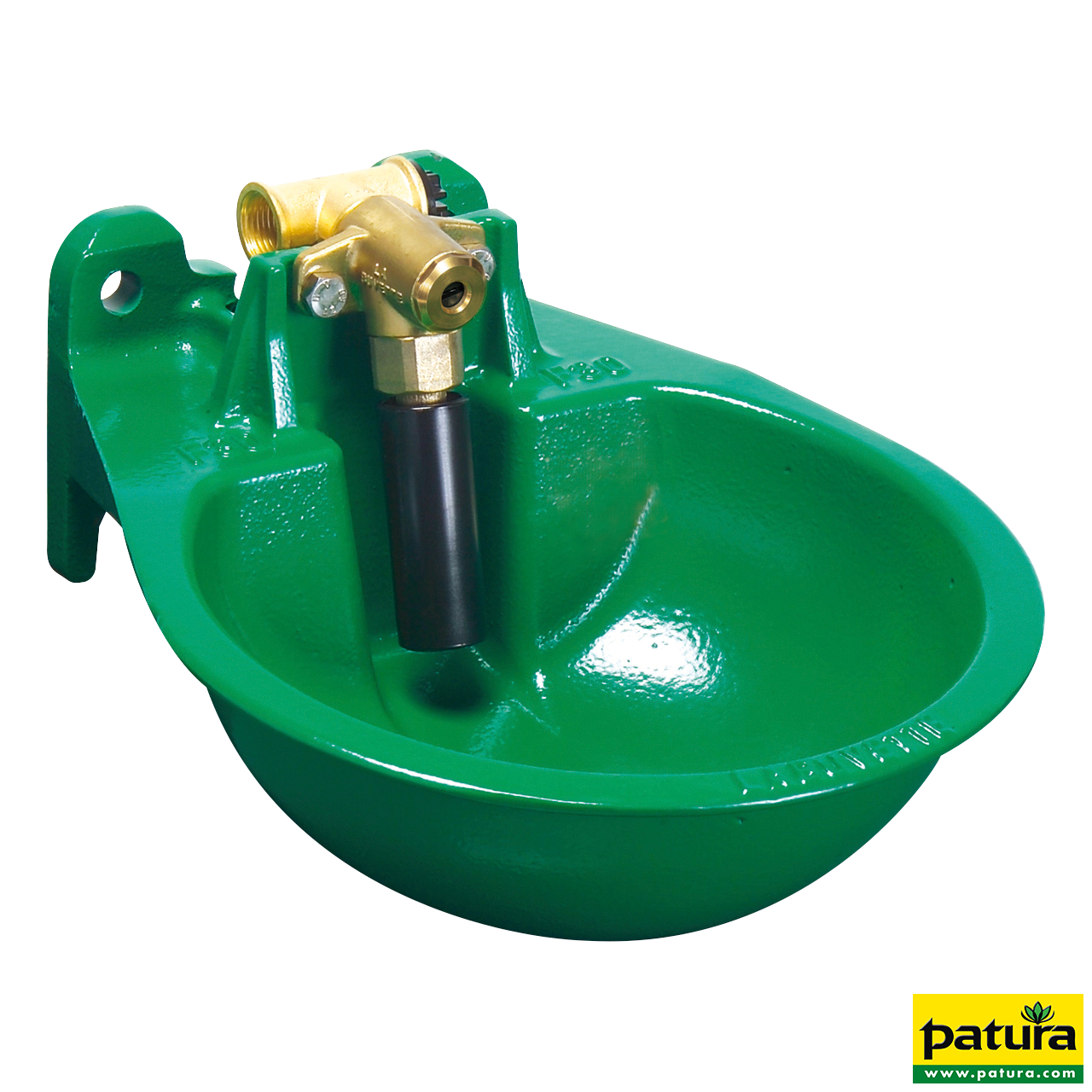Rohrventil-Becken Mod. F30, Polycoat, Messingventil 3/4"