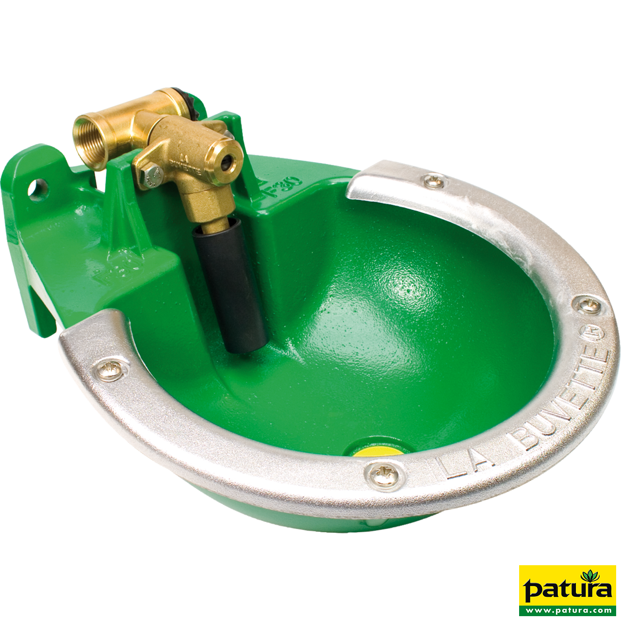 Rohrventil-Becken F30A mit Antikleckerrand