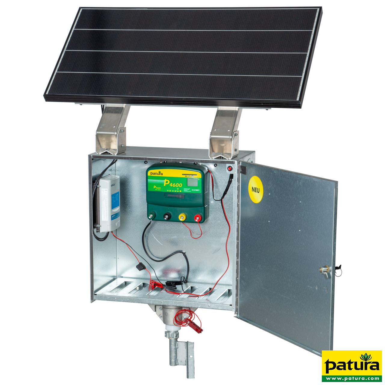 P4600, mit Sicherheitsbox XL, 110 W Solarmodul, Erdstab
