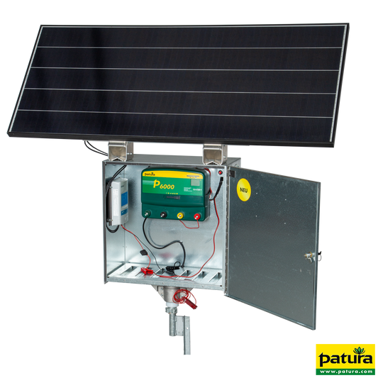 P6000, mit Sicherheitsbox XL, 200 W Solarmodul, Erdstab und