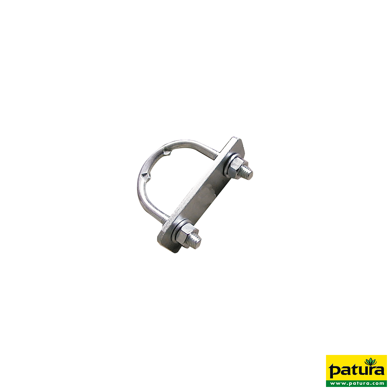 Befestigungsbügel für Pfosten 1 1/2" bis 2" mit Platte