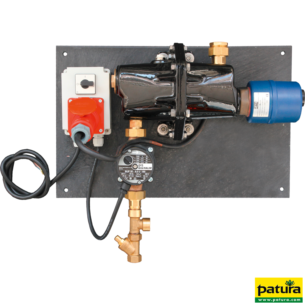 Umlaufheizsystem Mod. 300, 400 V 3000 W, Pumpe 100 W
