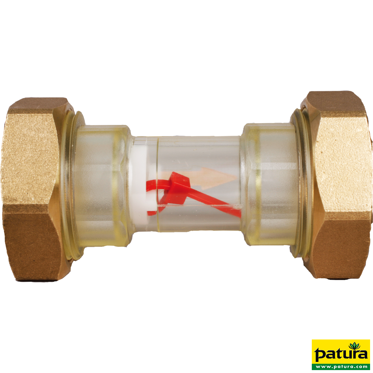 Durchflußanzeige, Anschluß 3/4"