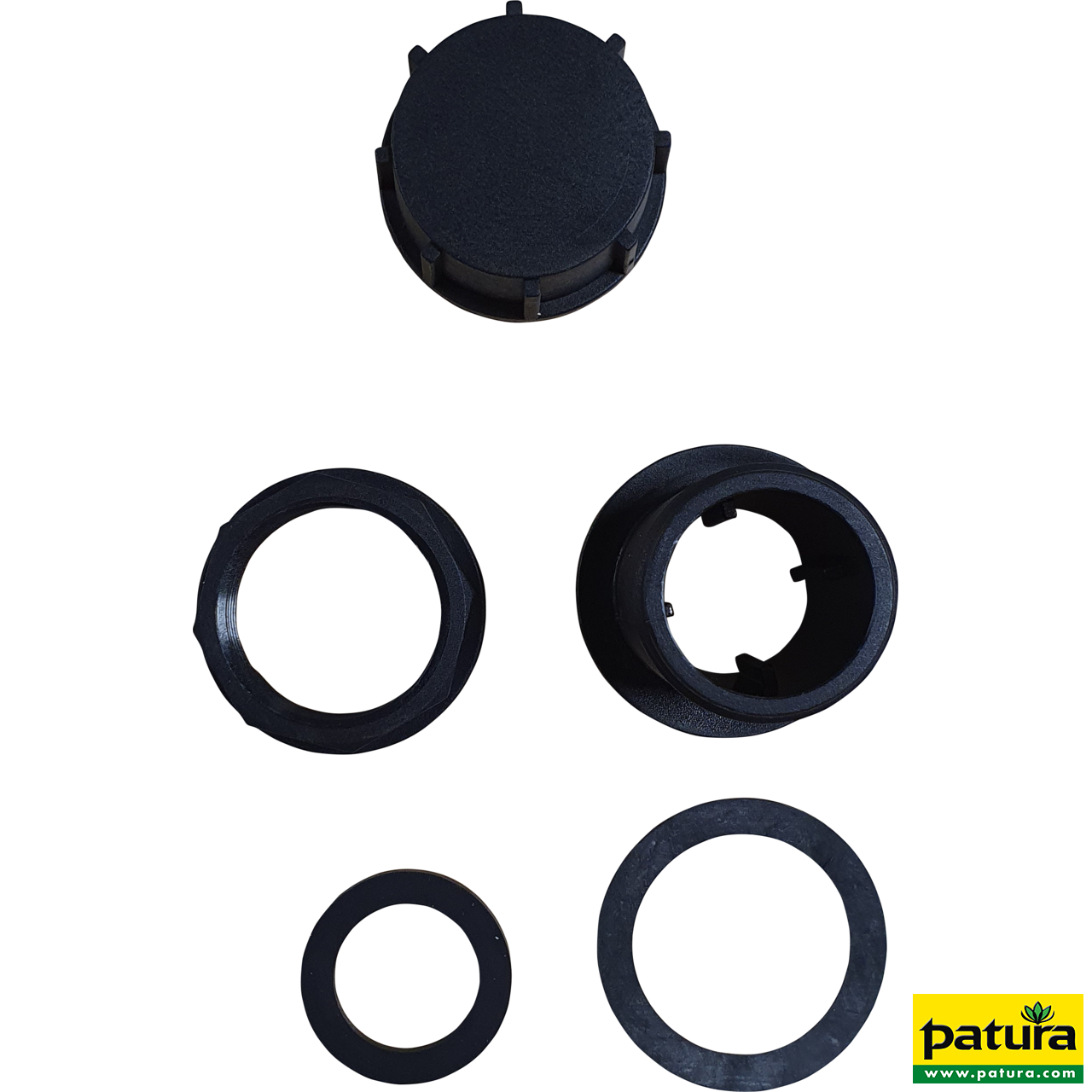 Ablaufgarnitur 1 1/4" für Edelstahltröge Suevia, Kunststoff, 32/41 mm