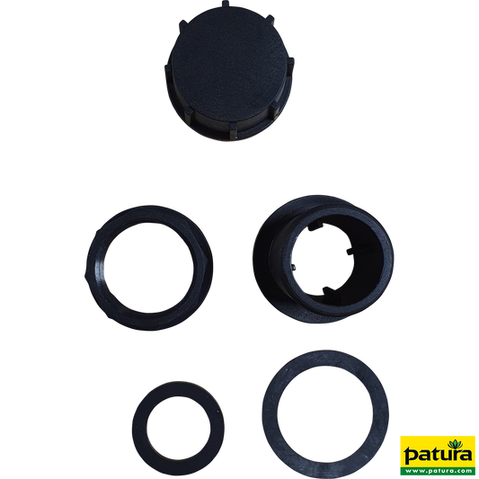 Ablaufgarnitur 1 1/4" für Edelstahltröge Suevia, Kunststoff, 32/41 mm