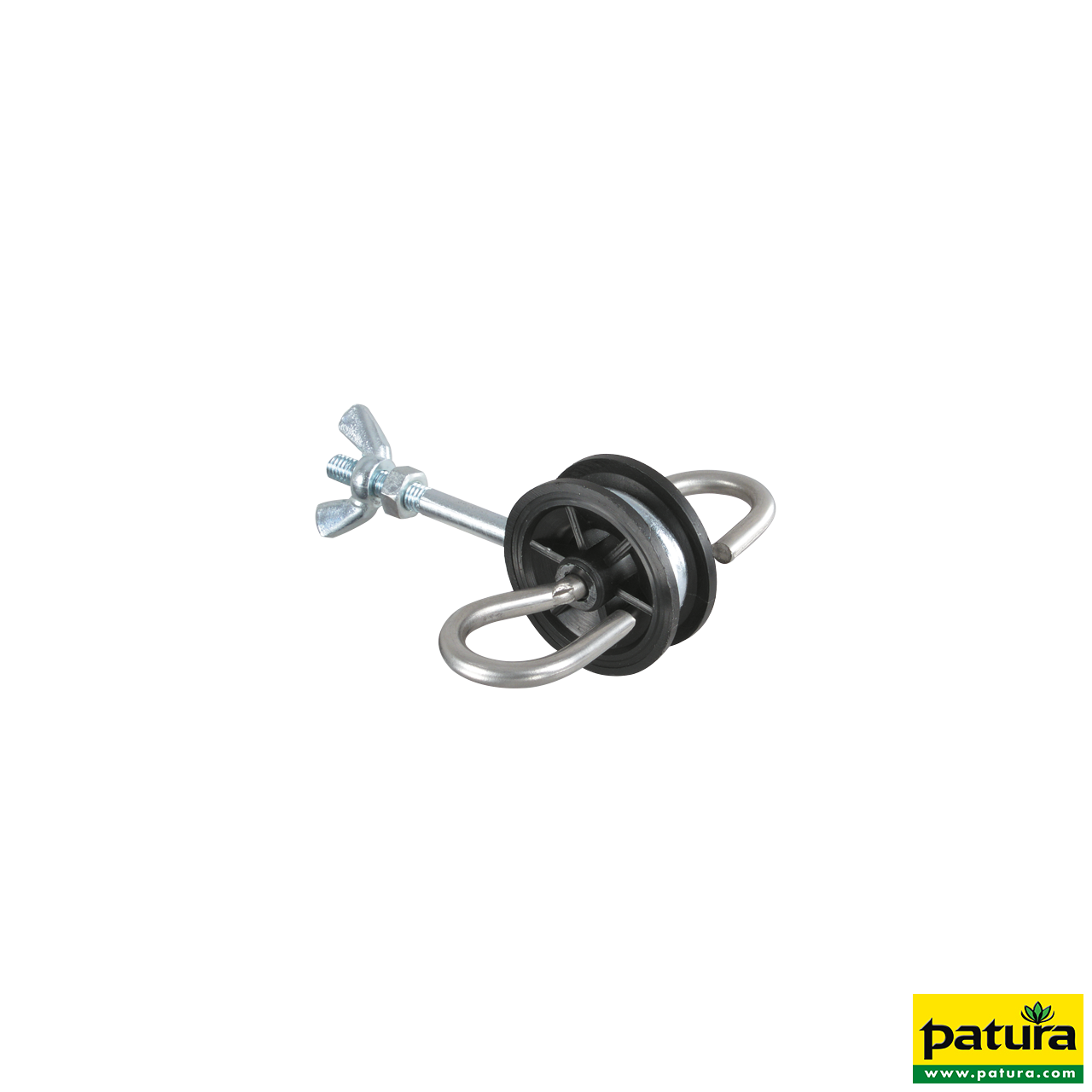 Torgriffisolator Gewinde M6, 2 Edelstahlösen (4 Stück / Pack)