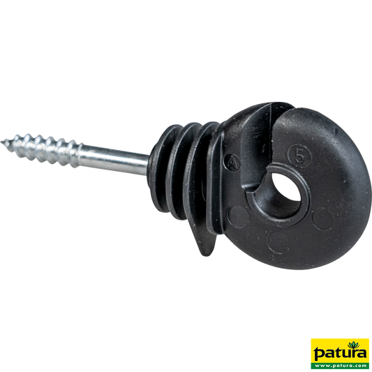 Ringisolator mit durchgehender Stütze, Holzgewinde