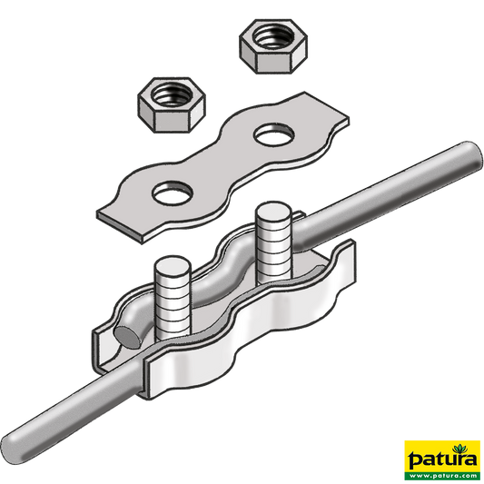 Seilverbinder Edelstahl, für Seile bis 6 mm (3 Stück / Pack)