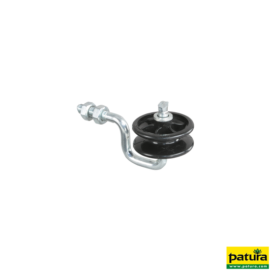 Eckrolle für Metallpfähle, mit metr. Gewinde M8 (6 Stück / Pack)