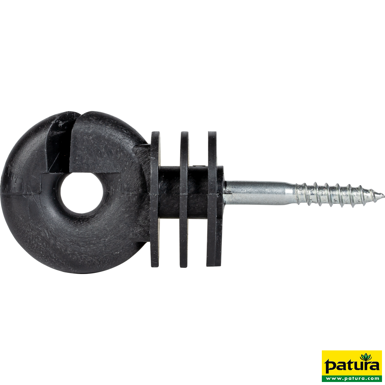 Ringisolator mit selbstschneidendem Holzgewinde, 6 mm Schaft