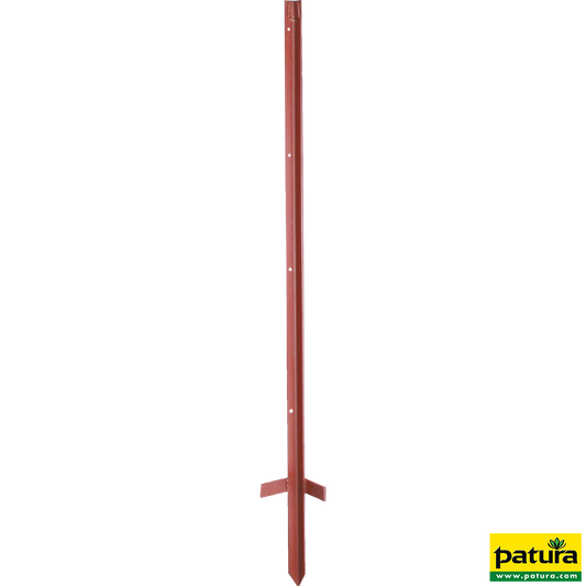 Winkelstahlpfahl, 2 mm stark, lackiert, 1,15 m, mit Trittfuß (10 Stück / Pack)