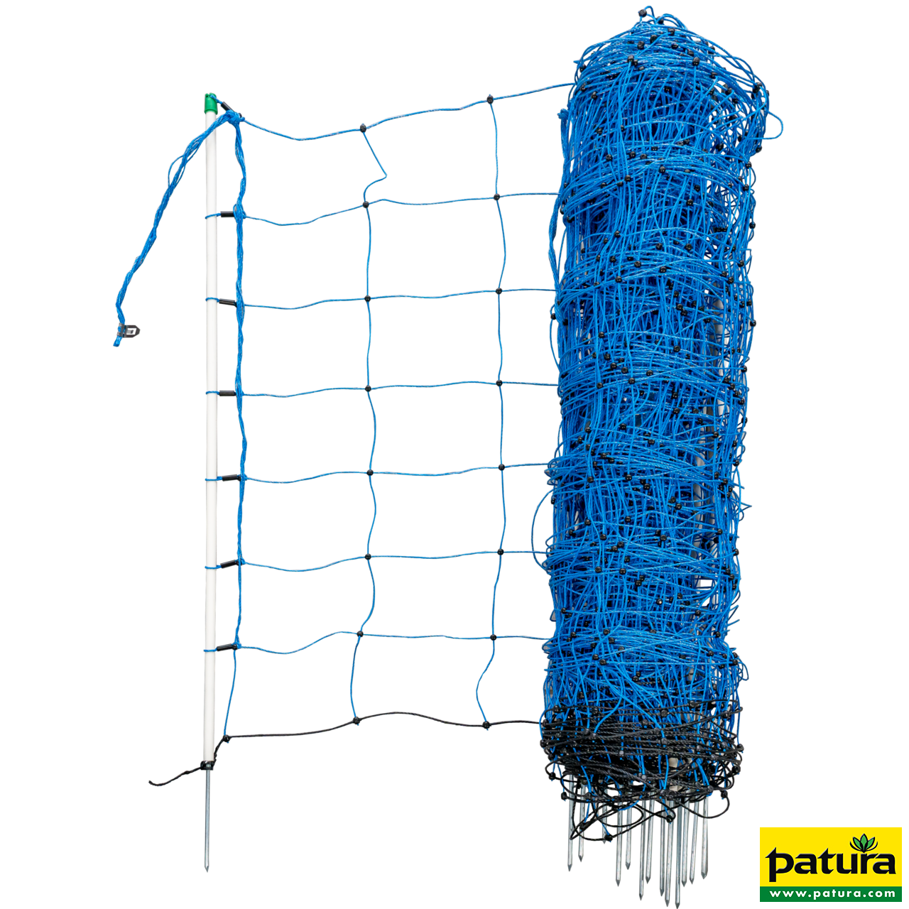 Tornado Elektrozaunnetz blau, h=90 cm, Einzelspitze, 50 m