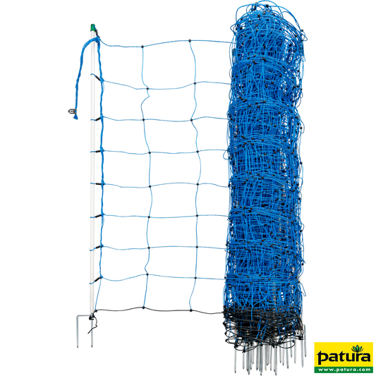 Tornado Elektrozaunnetz blau, h=108 cm, Doppelspitze, 50 m