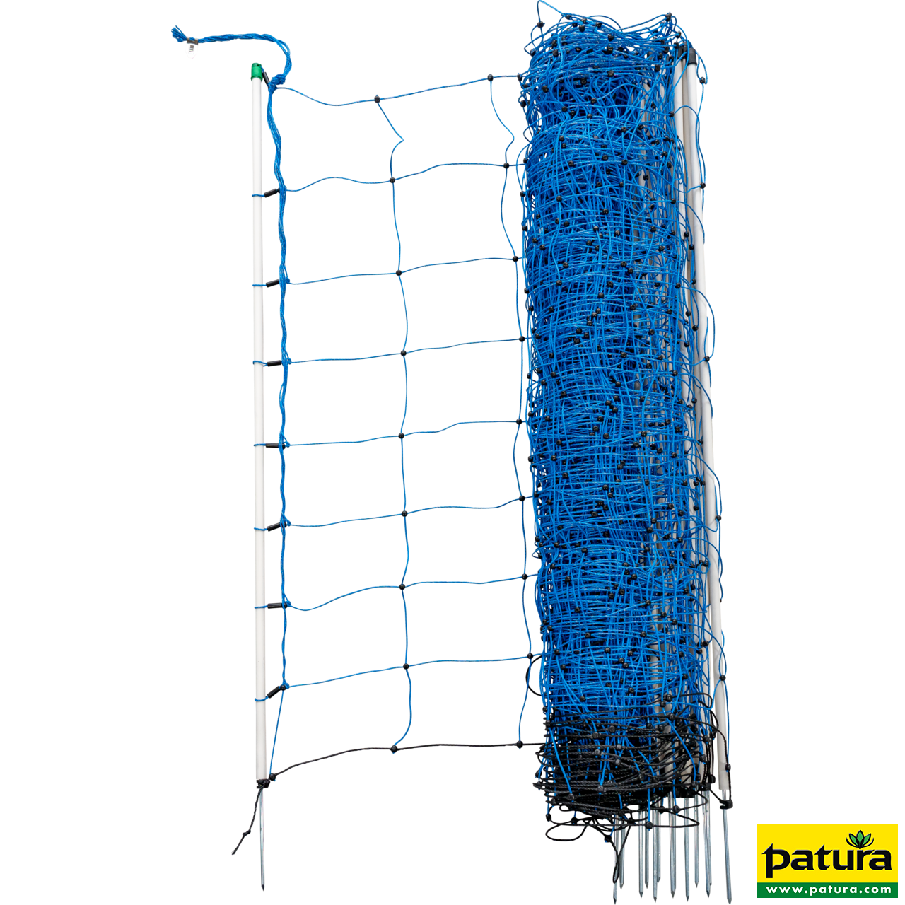 Tornado Elektrozaunnetz blau, h=108 cm, Einzelspitze, 50 m