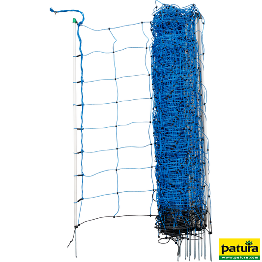 Tornado Elektrozaunnetz blau, h=108 cm, Einzelspitze, 50 m