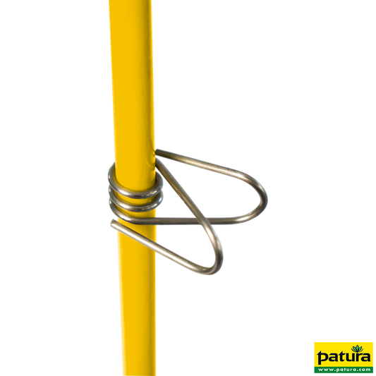 Edelstahl-Clip für Glasfiberpfahl 10 mm (25 Stück / Pack)