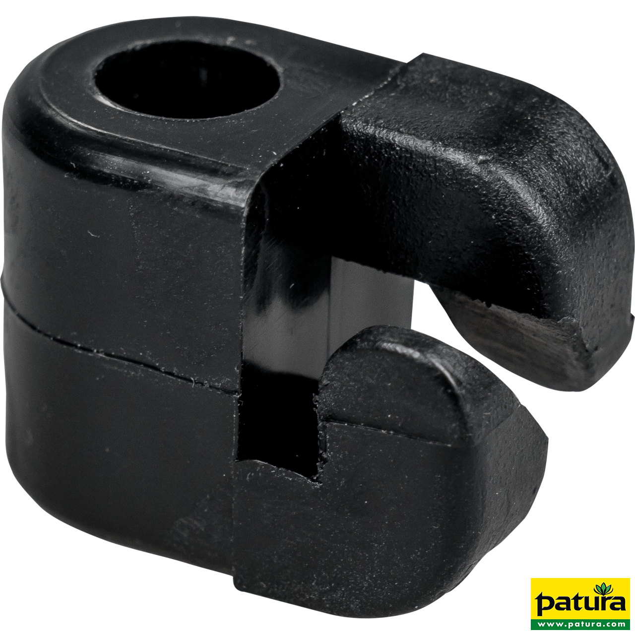 Kunststoffisolator schwarz, für 10 mm Glasfiberpfähle (25 Stück/Pack)
