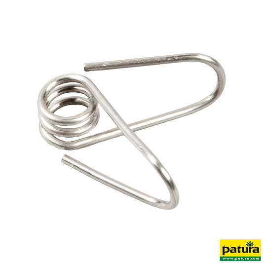 Edelstahl-Clip für Glasfiberpfahl 12 mm (25 Stück / Pack)