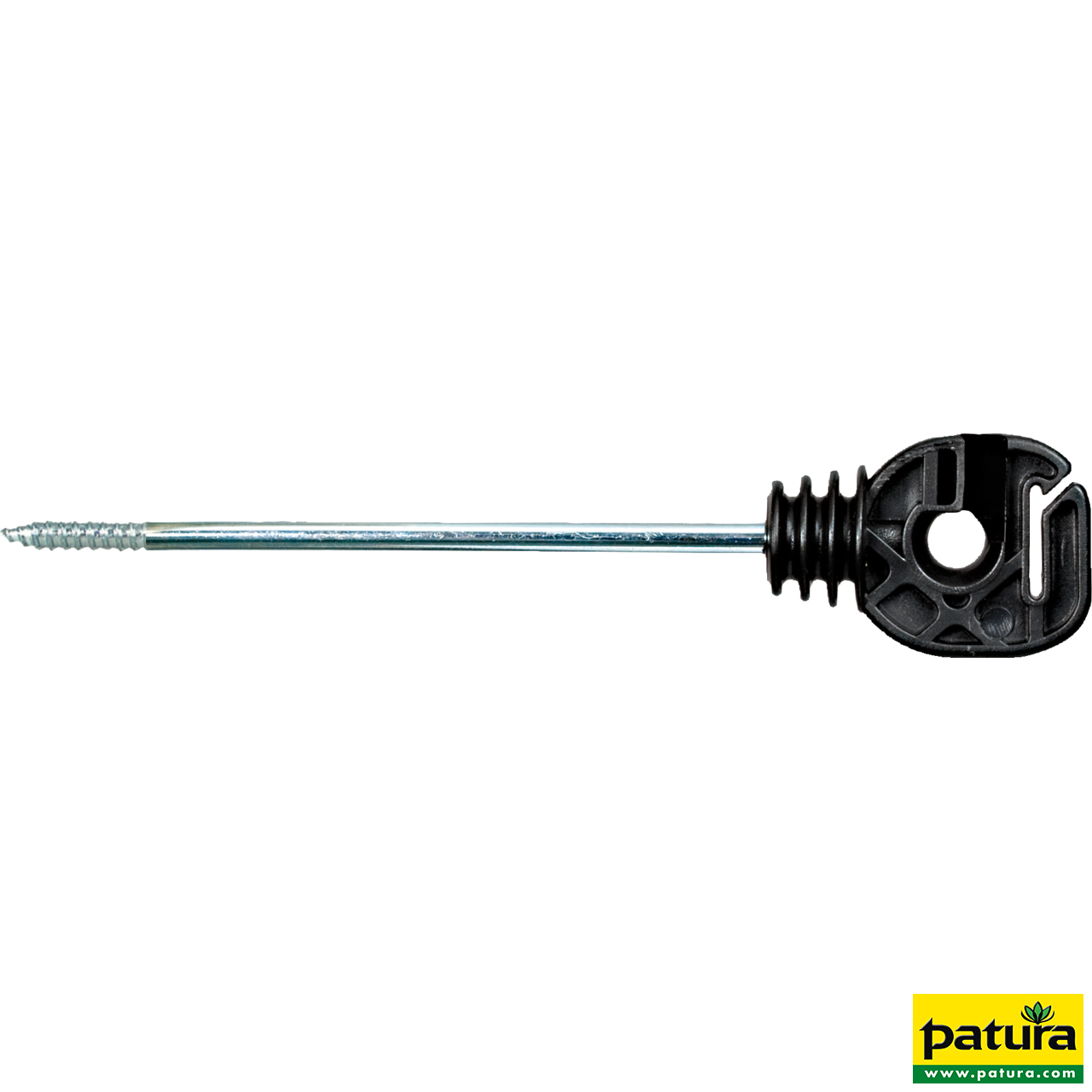 Seil- u. Bandisolator, langer Schaft, Länge 18 cm Holzgewinde (10 Stück / Pack