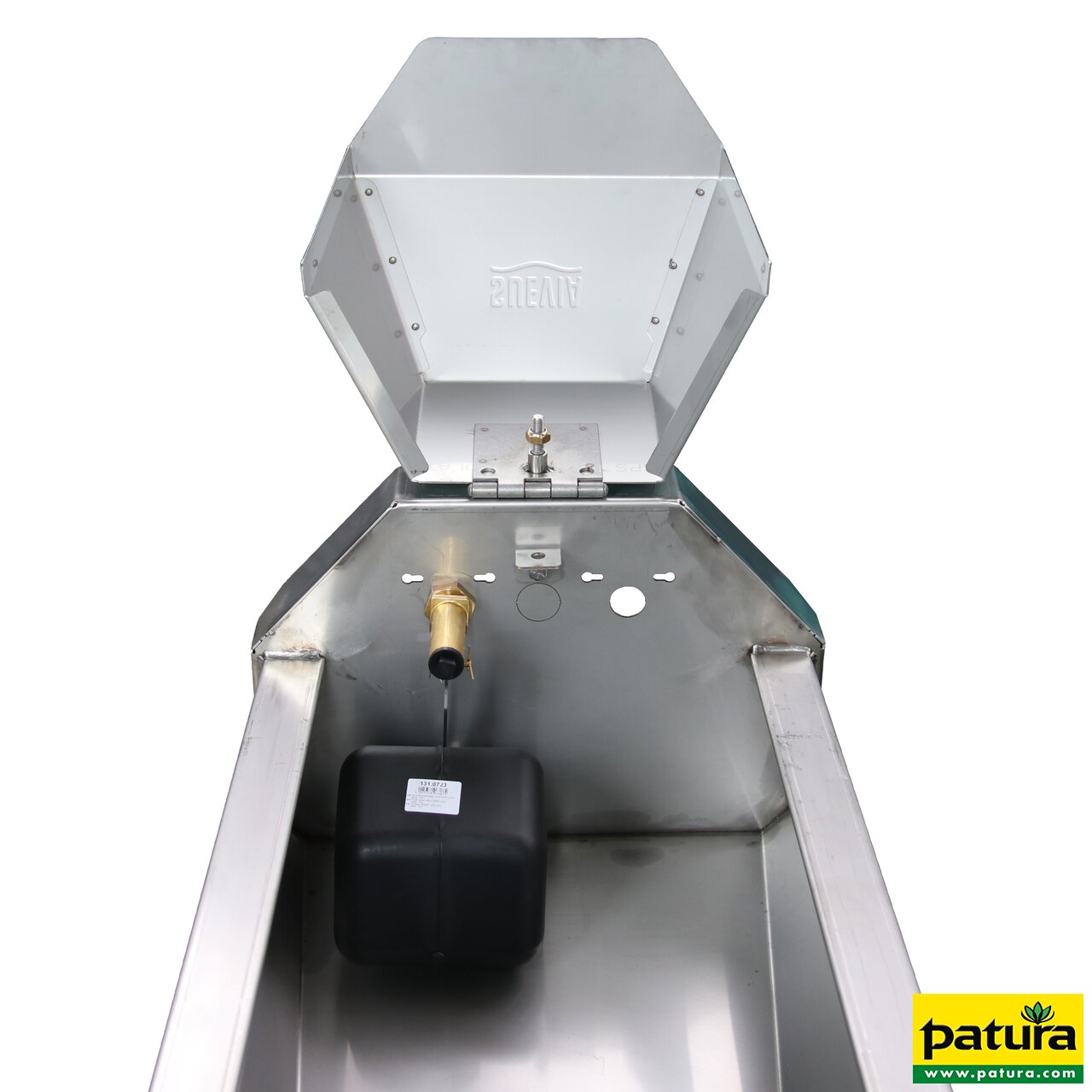 Schnellablauf-Trog 1,40 m (100 l) Modell 6714 für Wandmontage, Edelstahl
