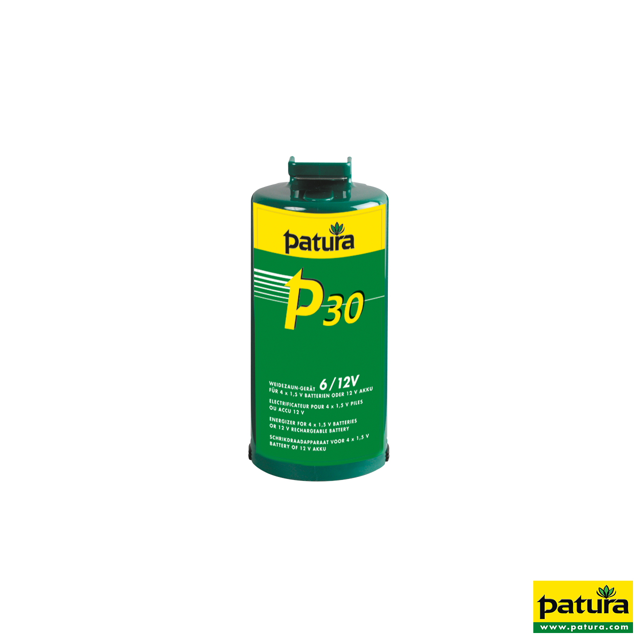 P30, Weidezaun-Gerät für 4 Monozellen oder ext. 12 V Akku