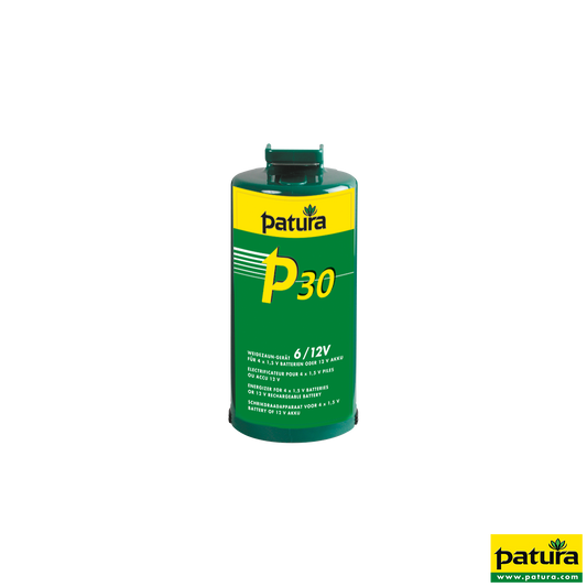 P30, Weidezaun-Gerät für 4 Monozellen oder ext. 12 V Akku