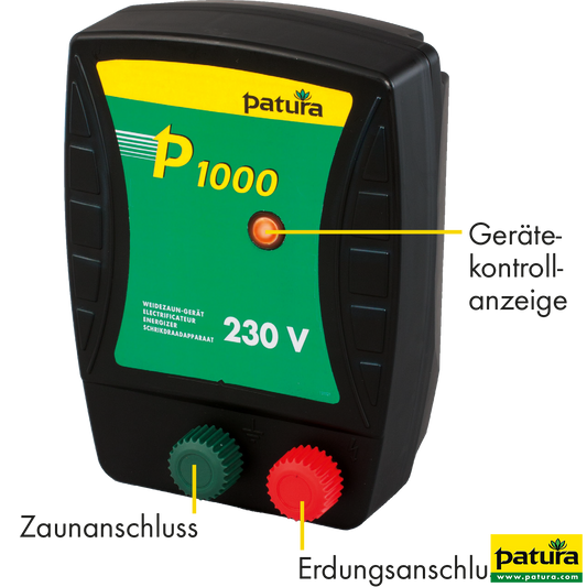 P1000, Weidezaun-Gerät für 230 V Netzanschluss