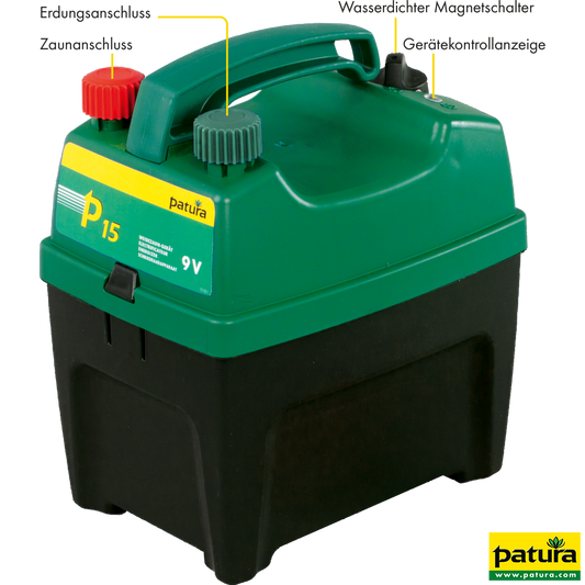 P15, Weidezaun-Gerät für 9 V Batterie