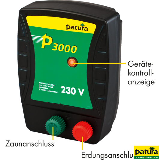 P3000, Weidezaun-Gerät für 230 V Netzanschluss