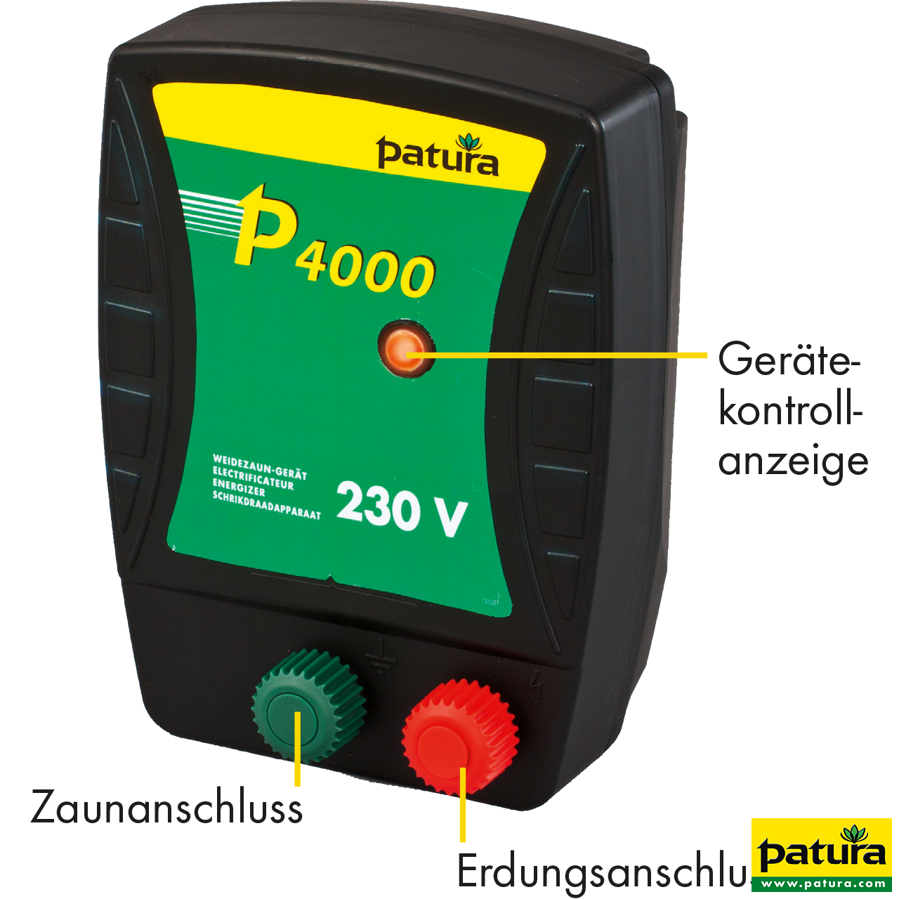 P4000, Weidezaun-Gerät für 230 V Netzanschluss