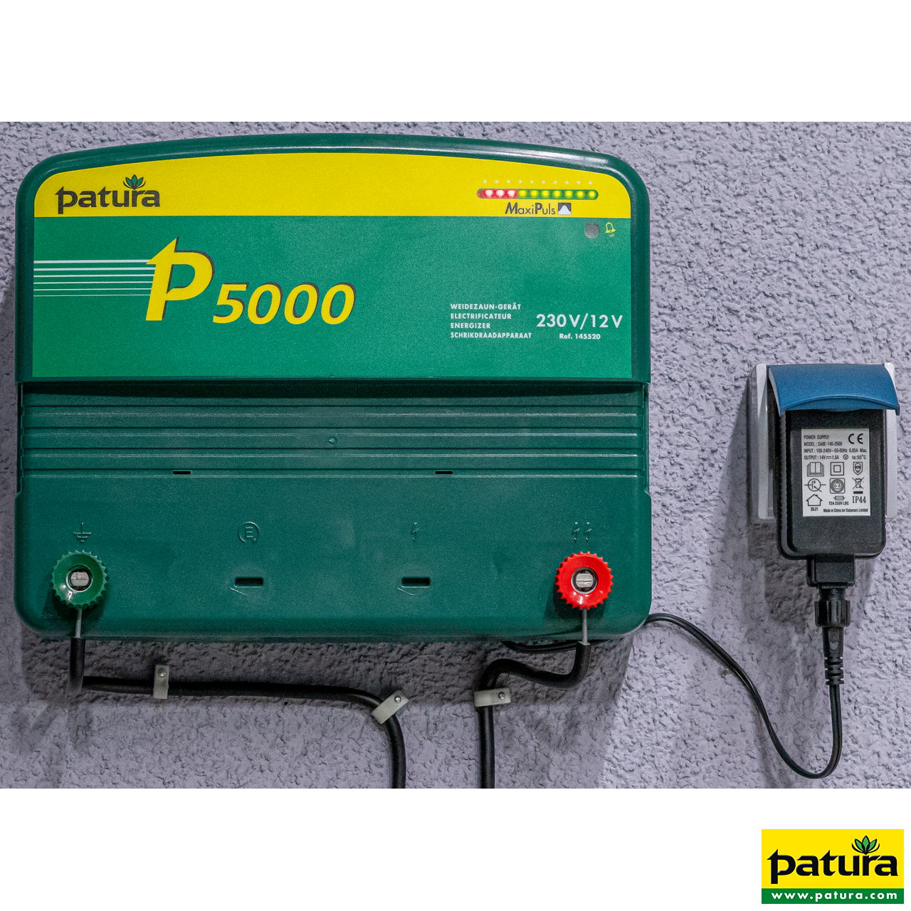 P5000, Weidezaun-Kombigerät, 230V/12V mit MaxiPuls-Technologie