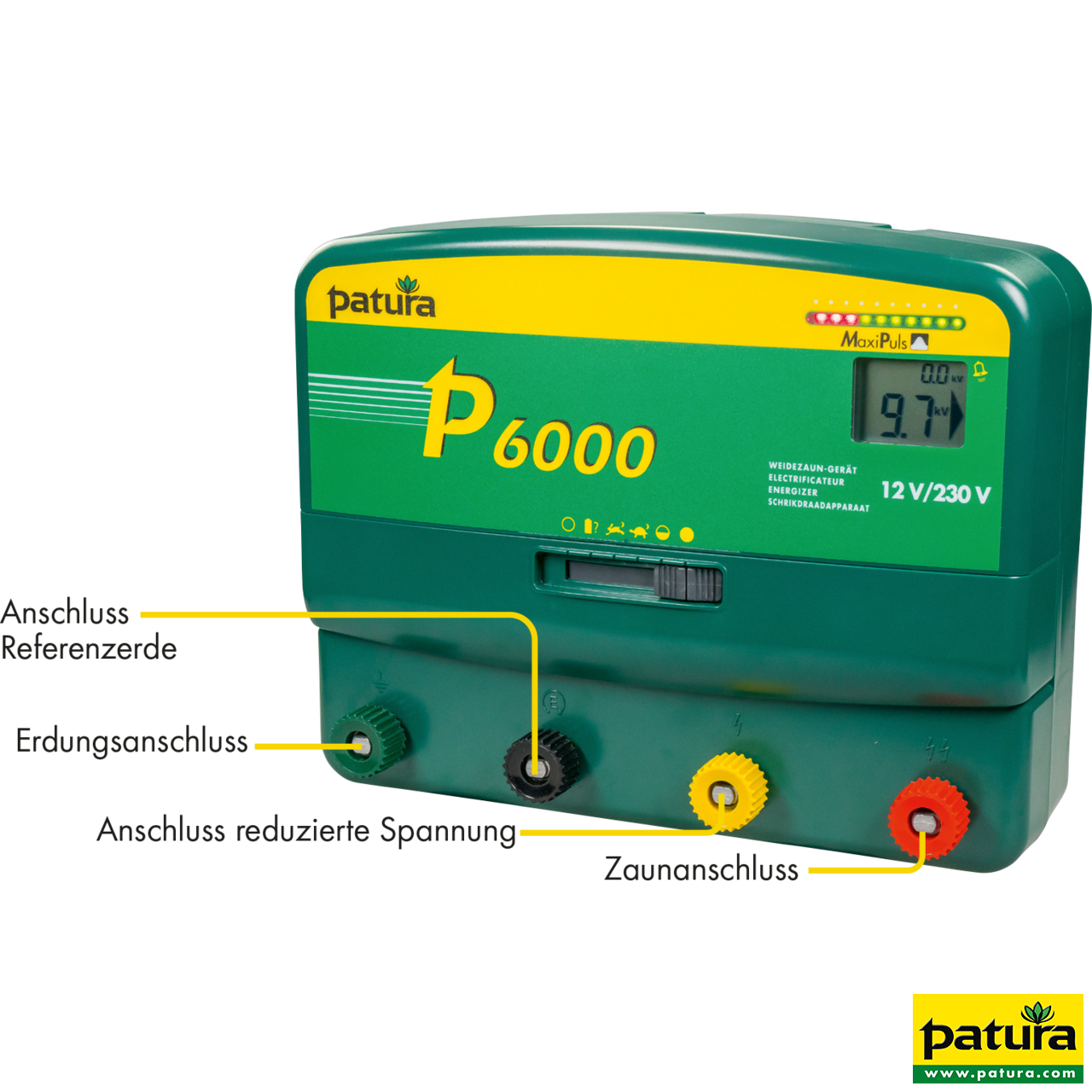 P6000, Multifunktionsgerät 230V / 12V MaxiPuls-Technologie, 15 Joule