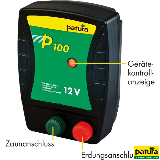 P100, Weidezaun-Gerät für 12 V Akku