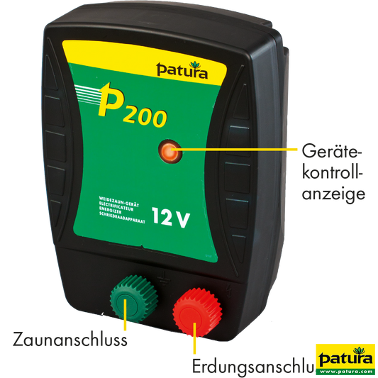 P200, Weidezaun-Gerät für 12 V Akku