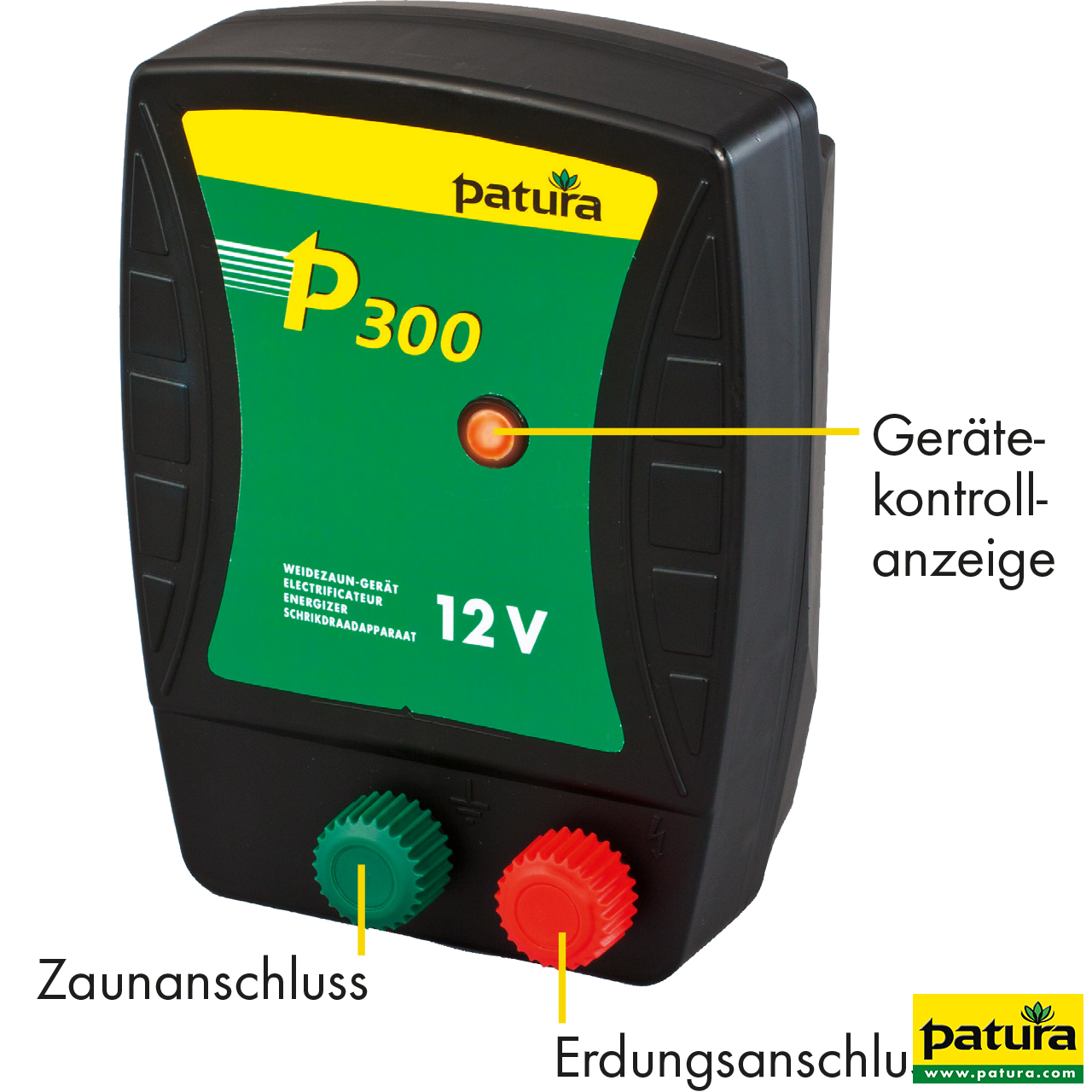 P300, Weidezaun-Gerät für 12 V Akku