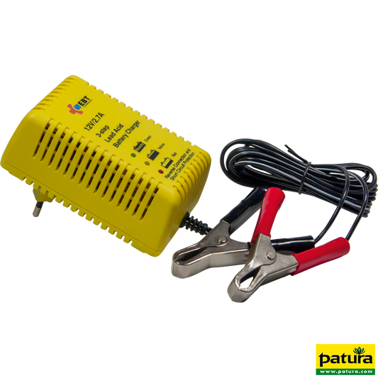 Automatikladegerät 12 V / 2,7 A, speziell für Gelakkus 32 Ah
