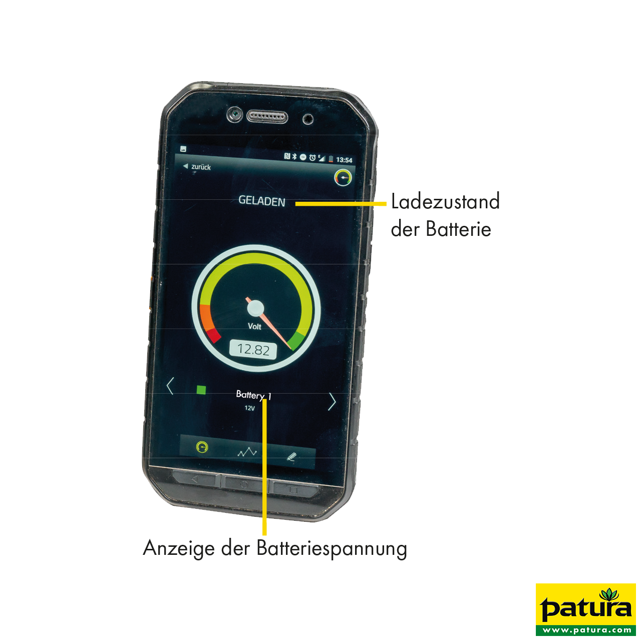Battery-Guard zur Batteriekontrolle per Smartphone
