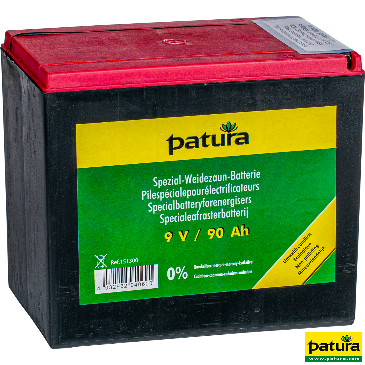 Spezial Weidezaun-Batterie 9 V / 90 Ah